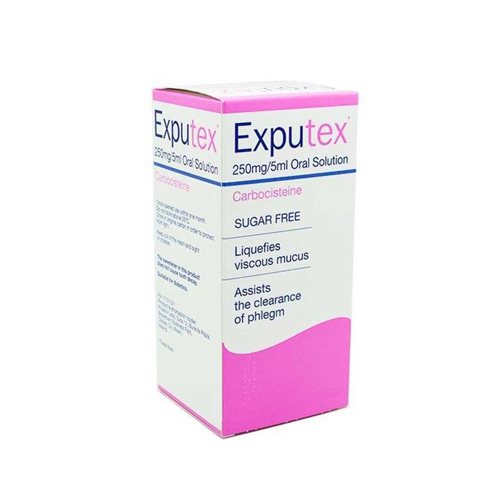 Exputex Carbocisteine 250mg/5ml Oral Solution